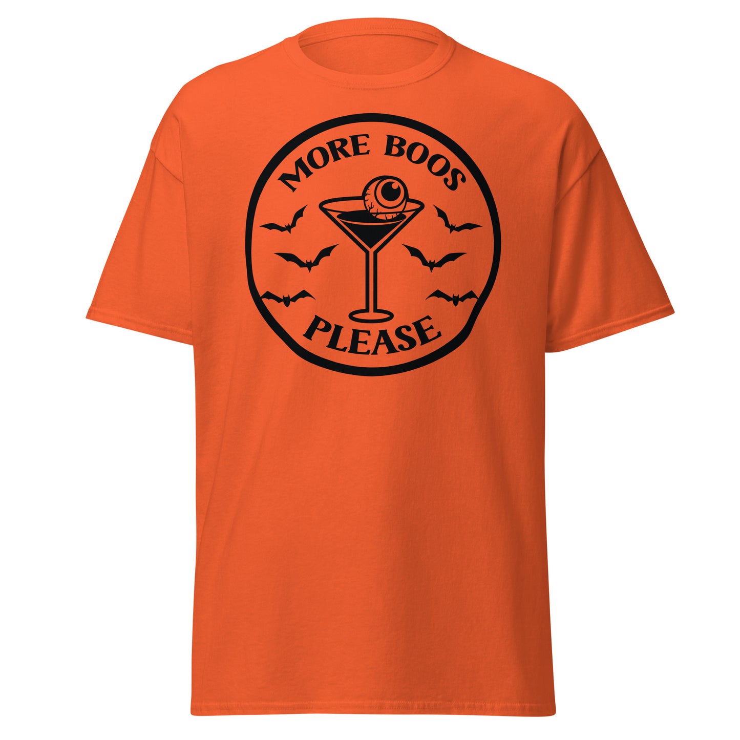More Boos Please , Halloween Design Soft Style Heavy Cotton T-Shirt