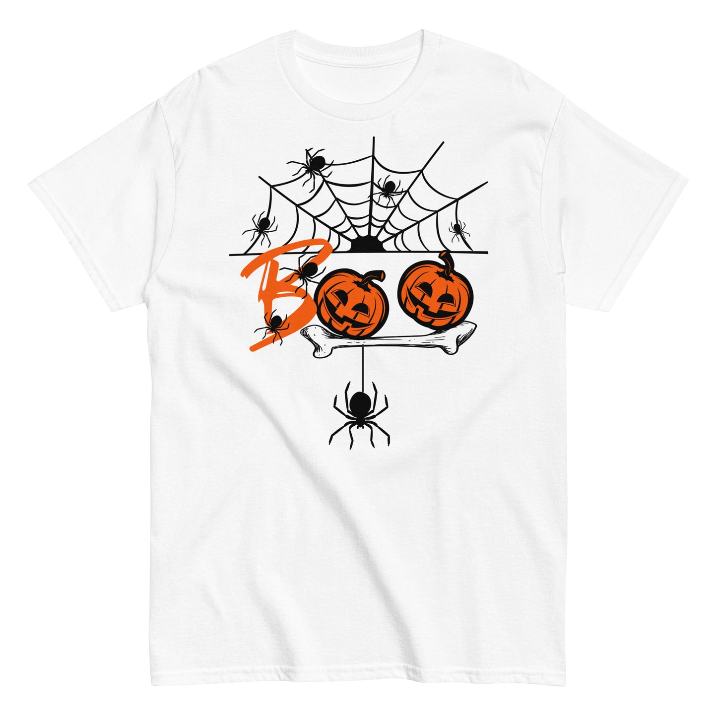 Ghostly Vibes: 'BOO' Halloween Soft Tee