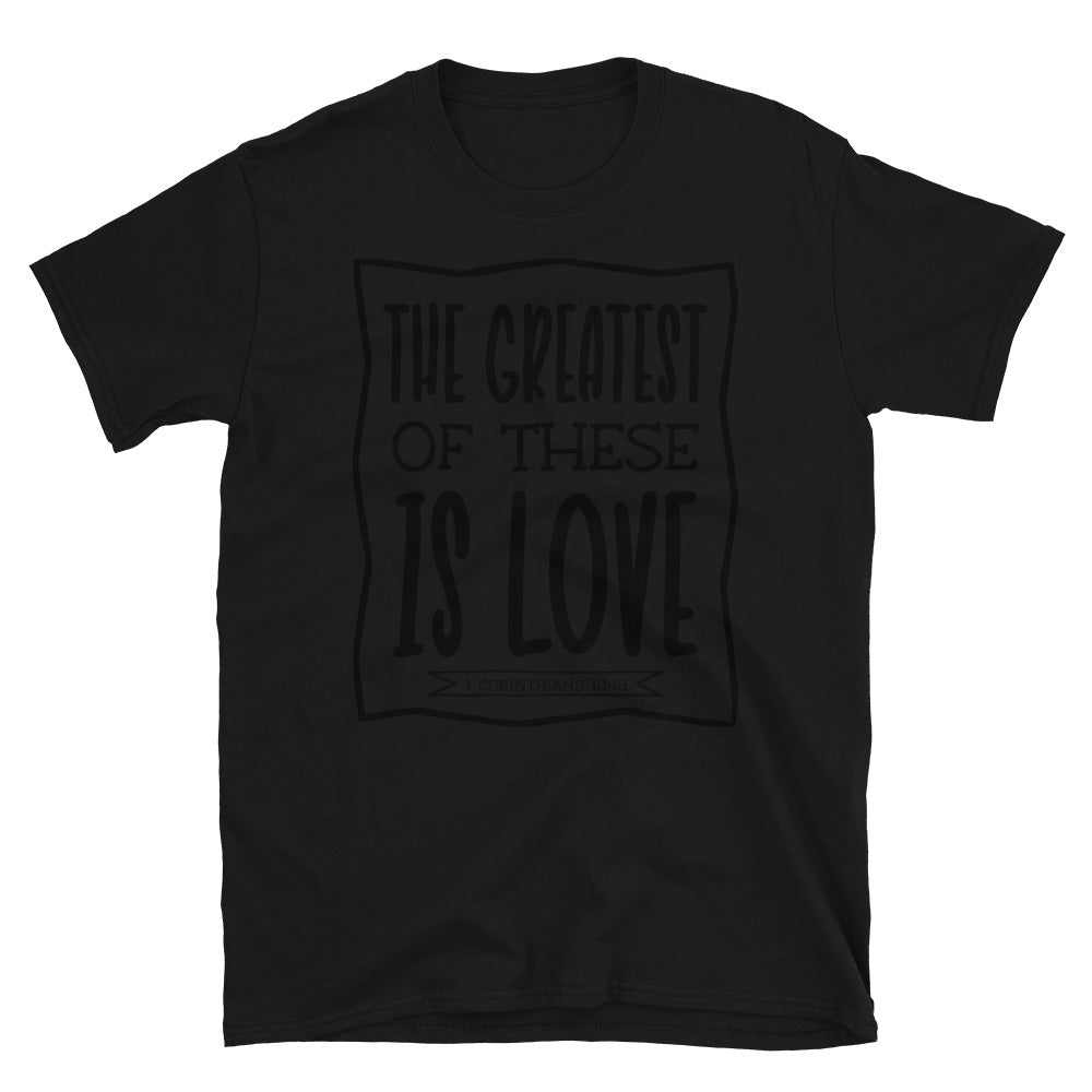 Das Größte davon ist Love Fit Unisex Softstyle T-Shirt