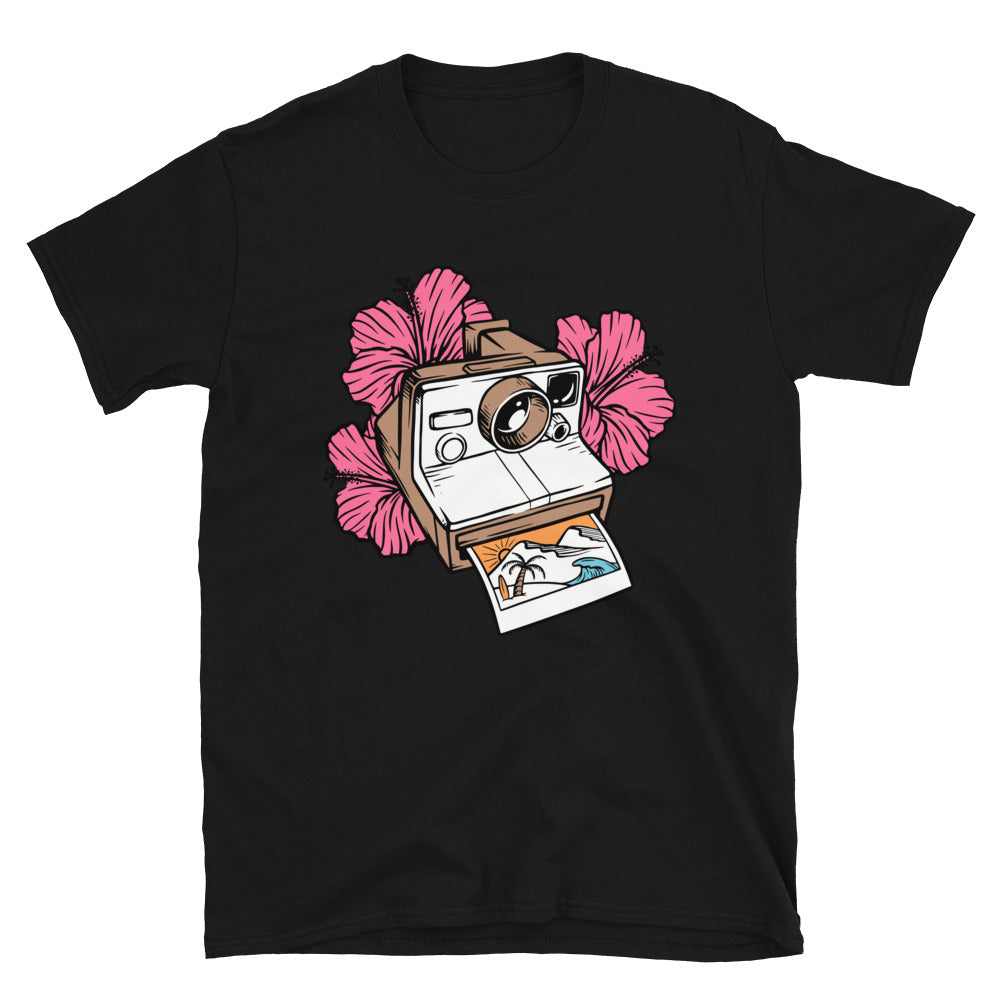 Retro alte Kamera Fit Unisex Softstyle T-Shirt