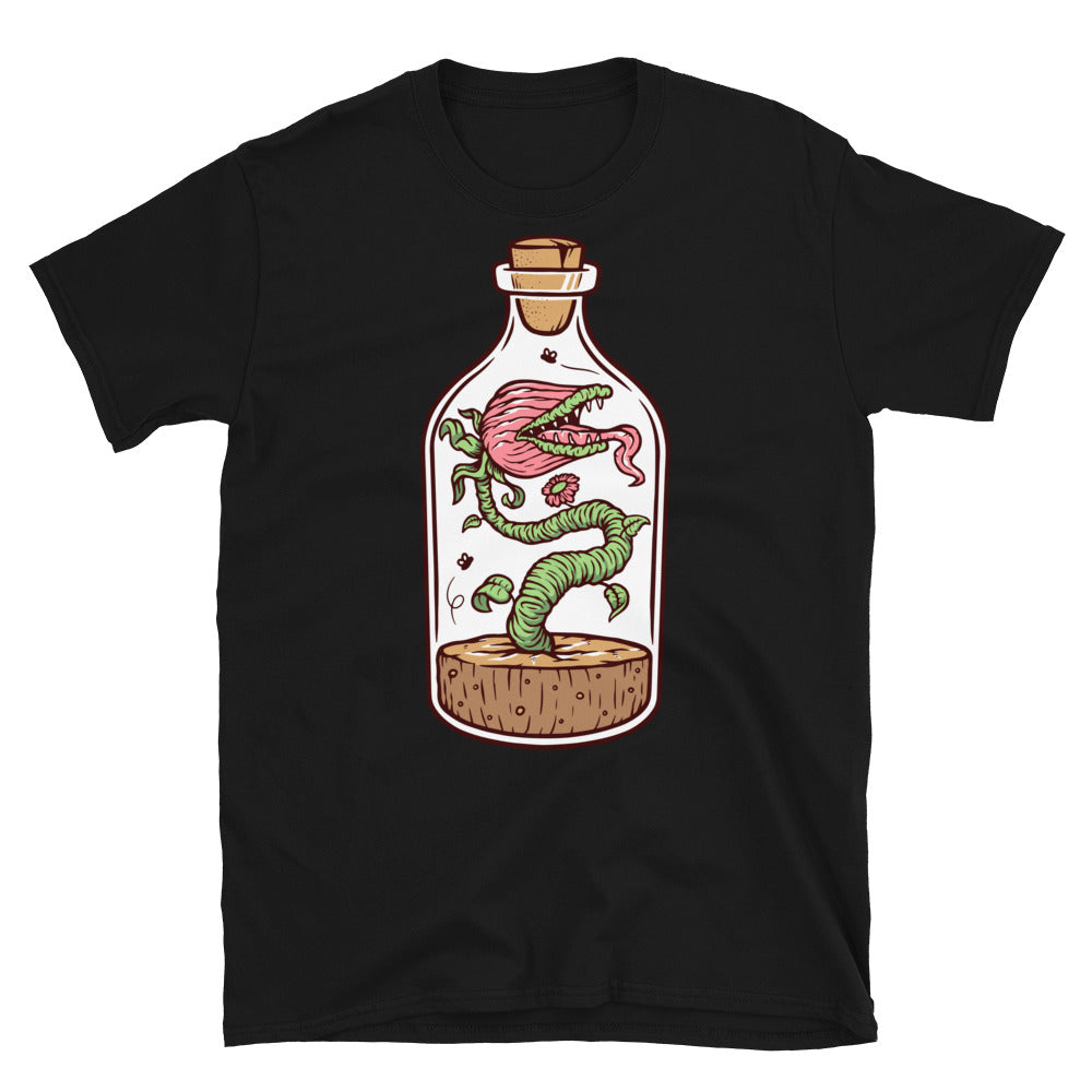 Monsterpflanze in einer Flasche Fit Unisex Softstyle T-Shirt