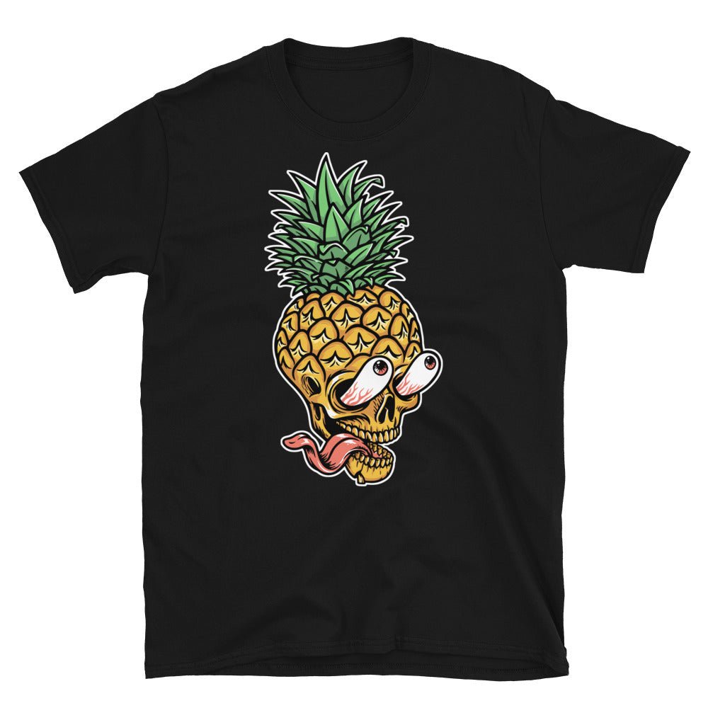 Ananas-Schädel-passendes Unisex-Softstyle-T-Shirt