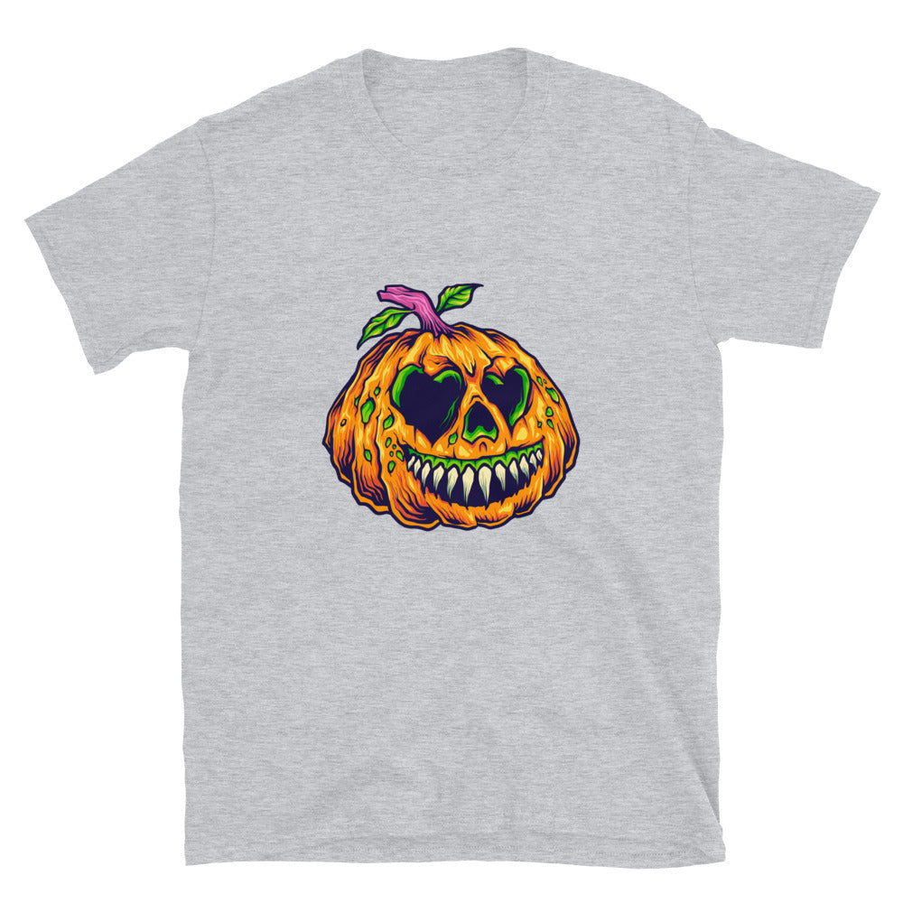 Gruselige böse Kürbisse Halloween Fit Unisex Softstyle T-Shirt