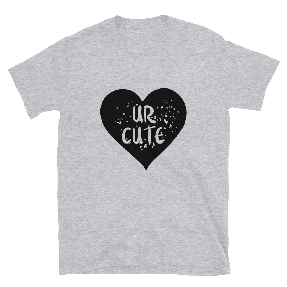 Du bist süß, valentinstagtaugliches Unisex-Softstyle-T-Shirt