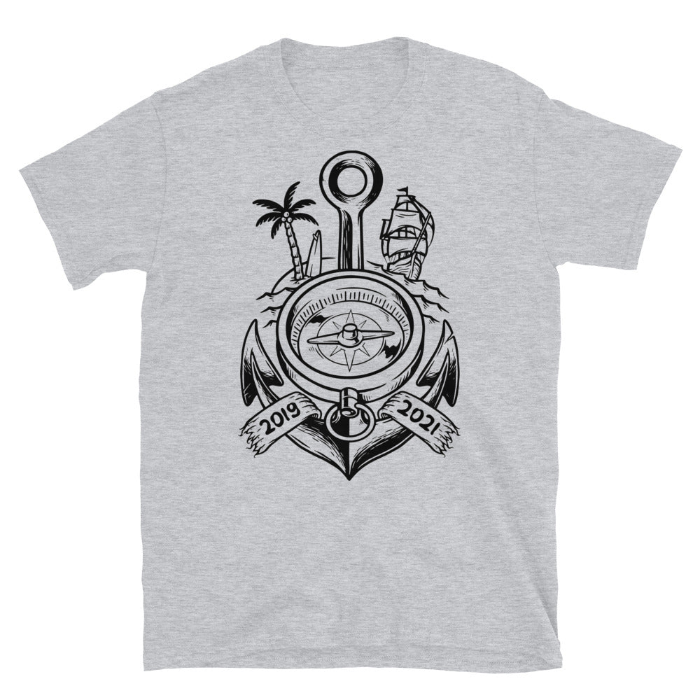 Anchor and compass - Fit Unisex Softstyle T-Shirt