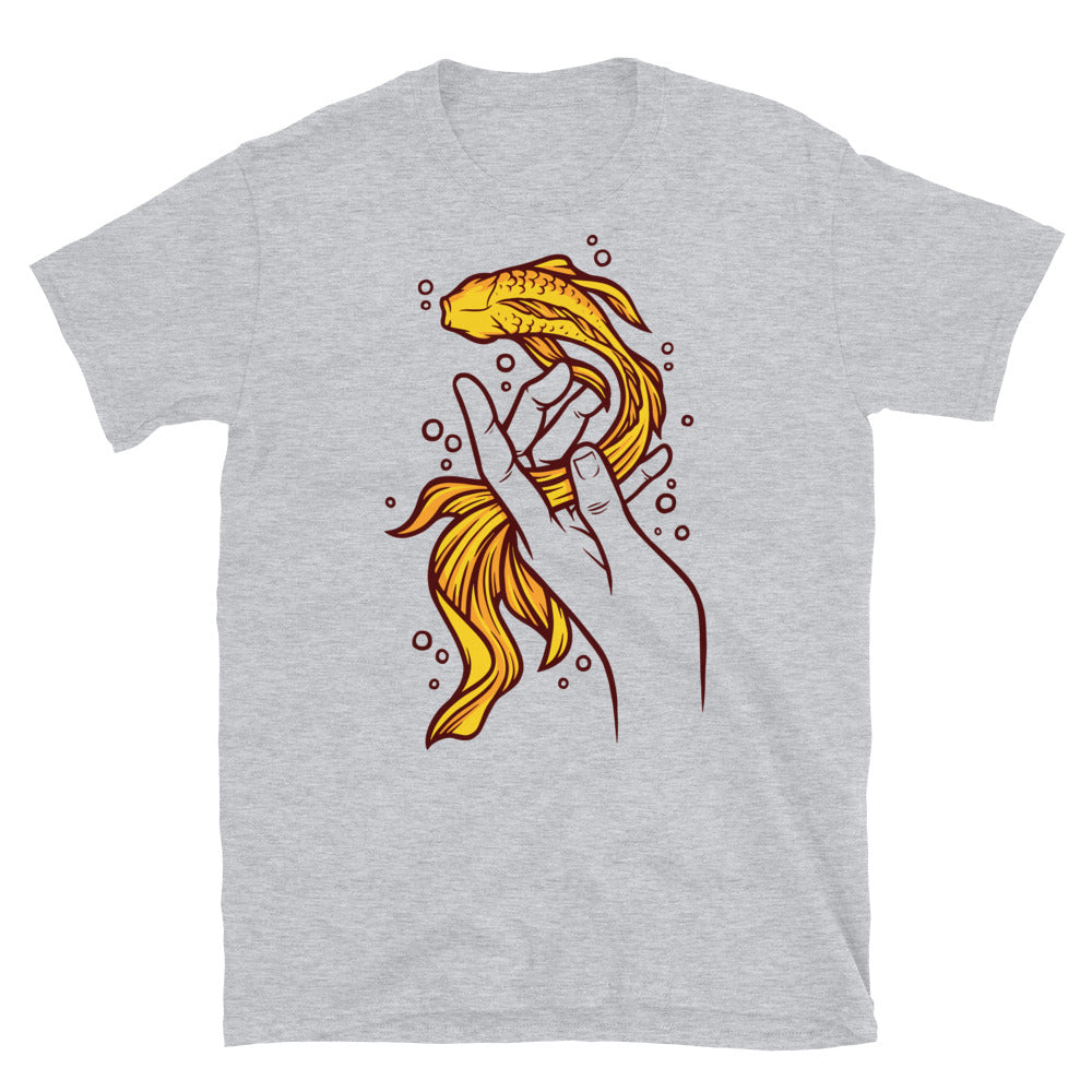 Fish and Hand - Fit Unisex Softstyle T-Shirt