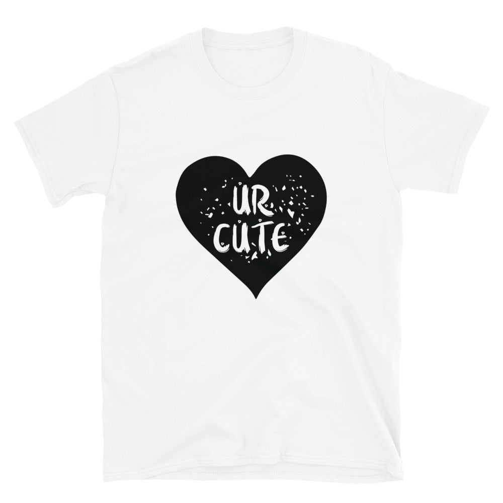 Du bist süß, valentinstagtaugliches Unisex-Softstyle-T-Shirt