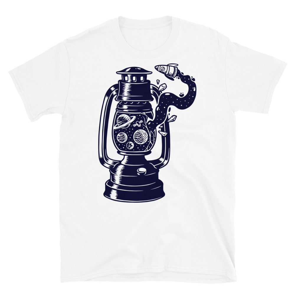 Alte Lichter und das Universum Fit Unisex Softstyle T-Shirt