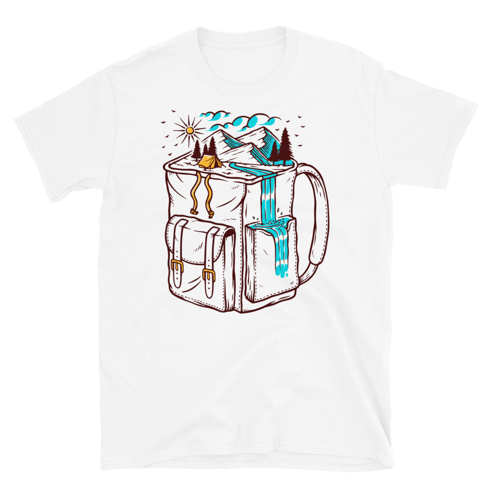 Berg und Tasche, Backpacker Fit Unisex Softstyle T-Shirt