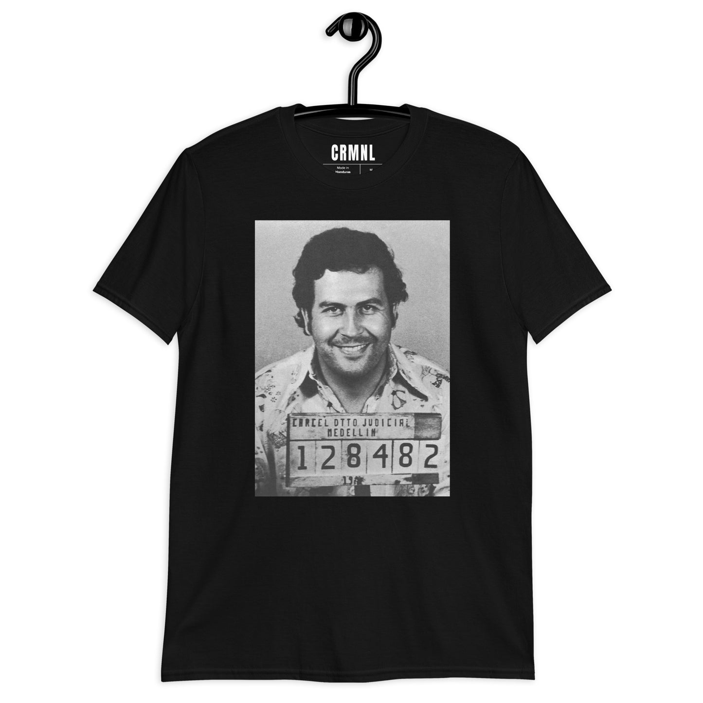 Pablo Escobar Classic Mug Shots Kurzarm-Unisex-T-Shirt