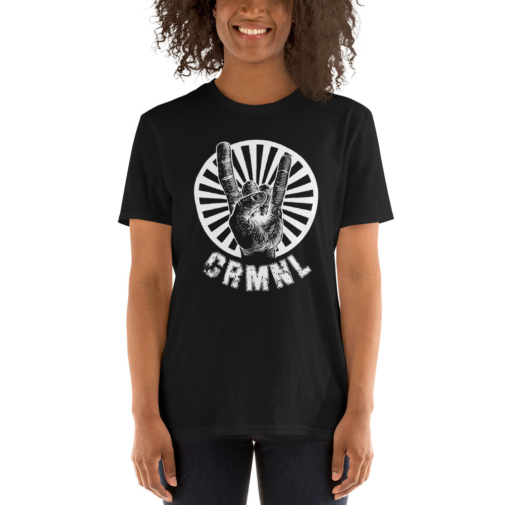 CRMNL Rock'n Roll Kurzarm-Unisex-T-Shirt