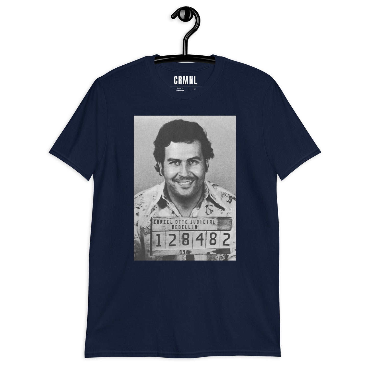 Pablo Escobar Classic Mug Shots Kurzarm-Unisex-T-Shirt