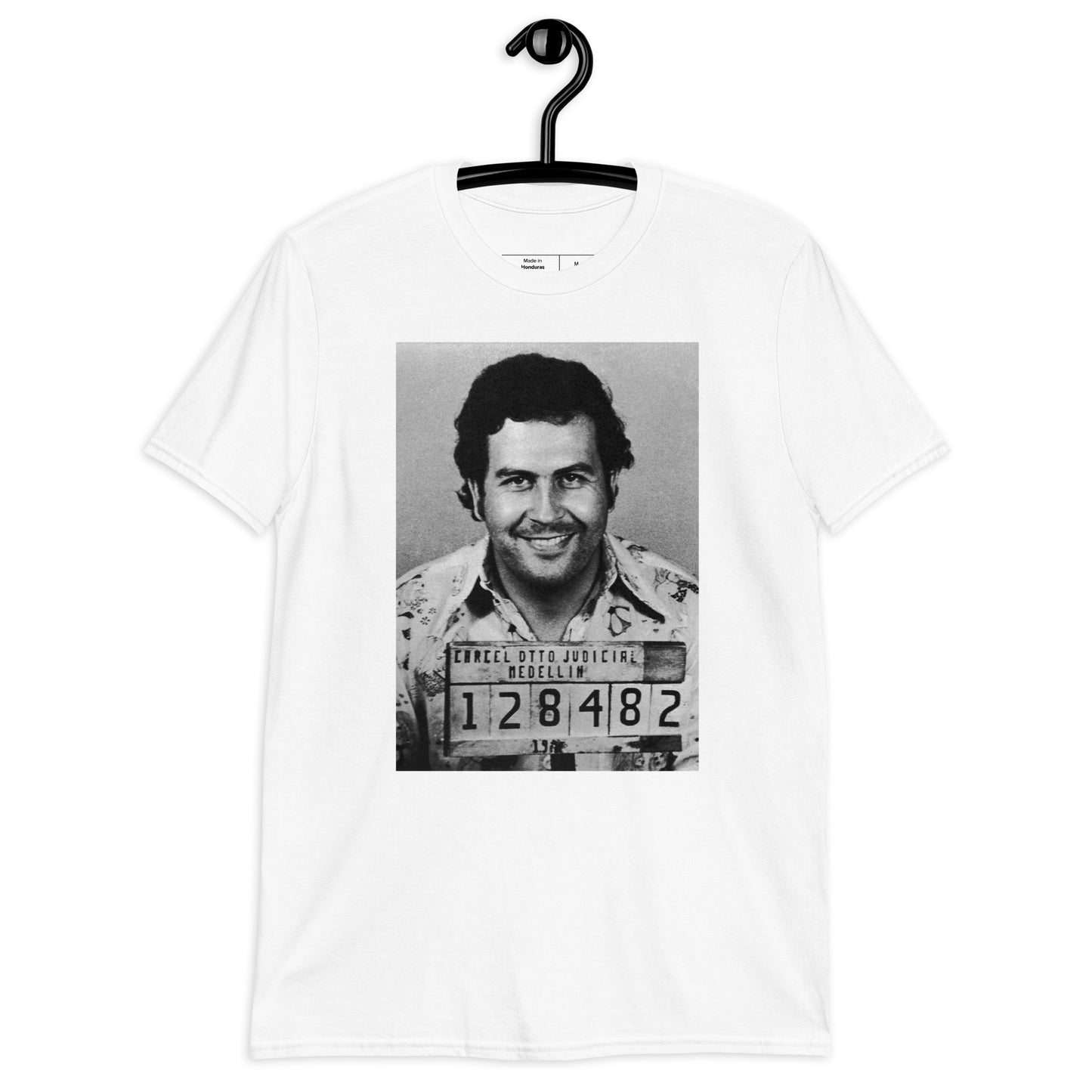 Pablo Escobar Classic Mug Shots Kurzarm-Unisex-T-Shirt