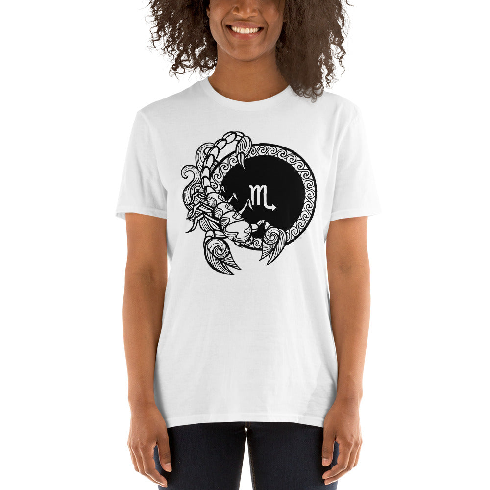 Skorpion Kurzarm-Unisex-T-Shirt
