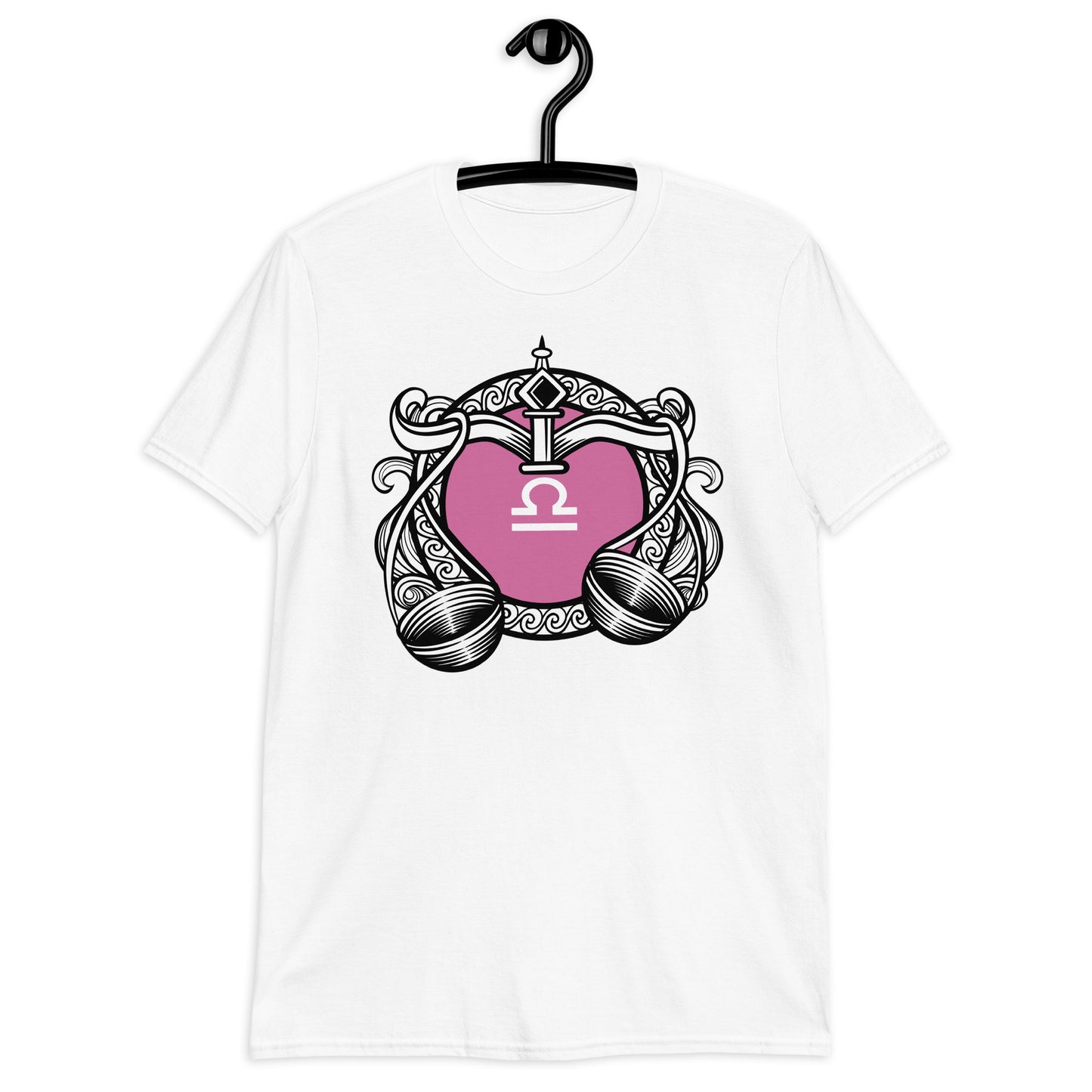 Waage Kurzärmeliges Unisex-T-Shirt