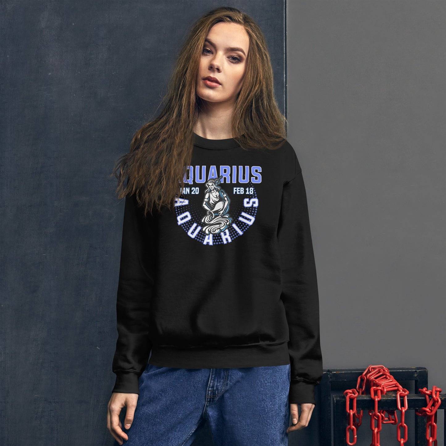 WassermannSternzeichen Unisex Sweatshirt
