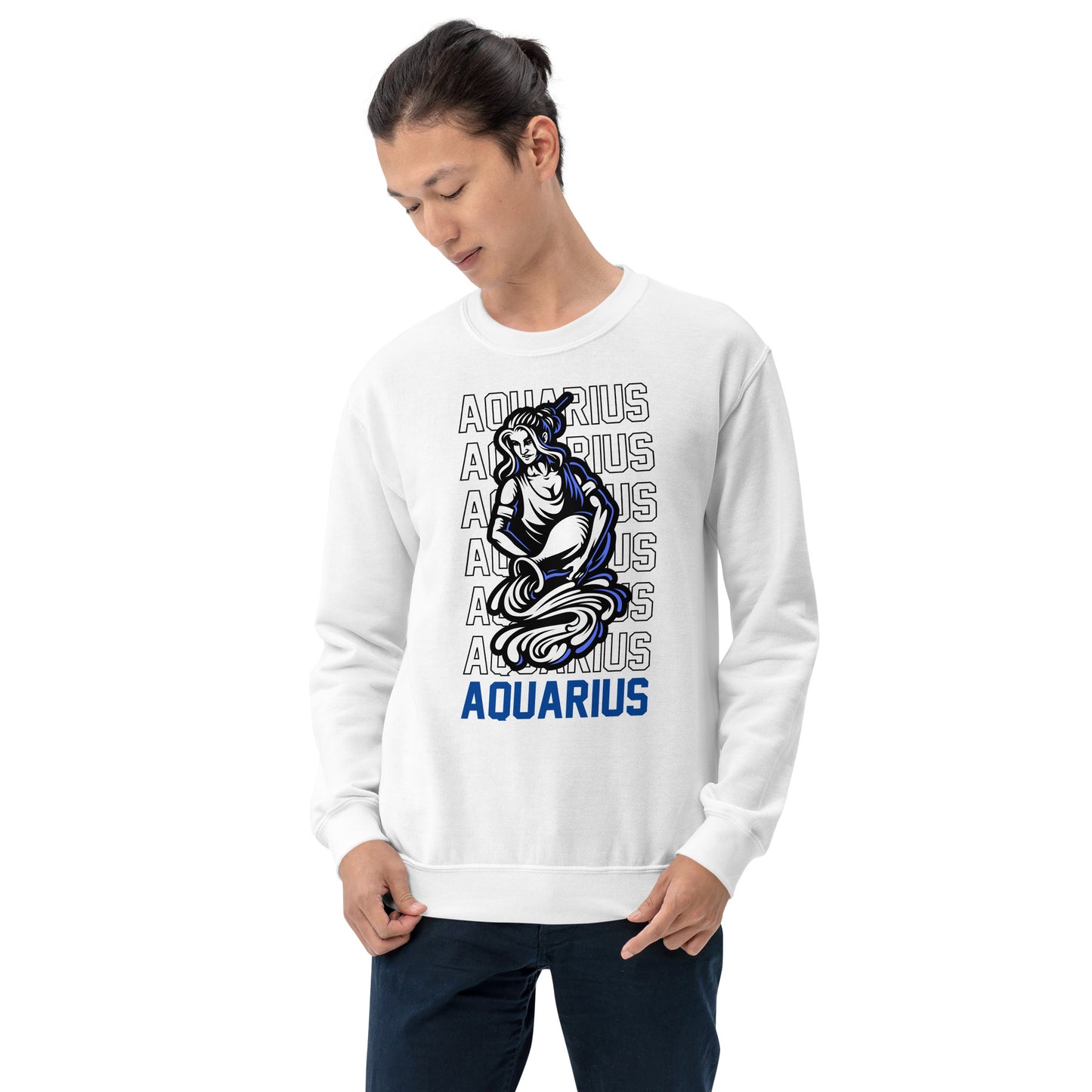 Wassermann Sternzeichen Unisex Sweatshirt