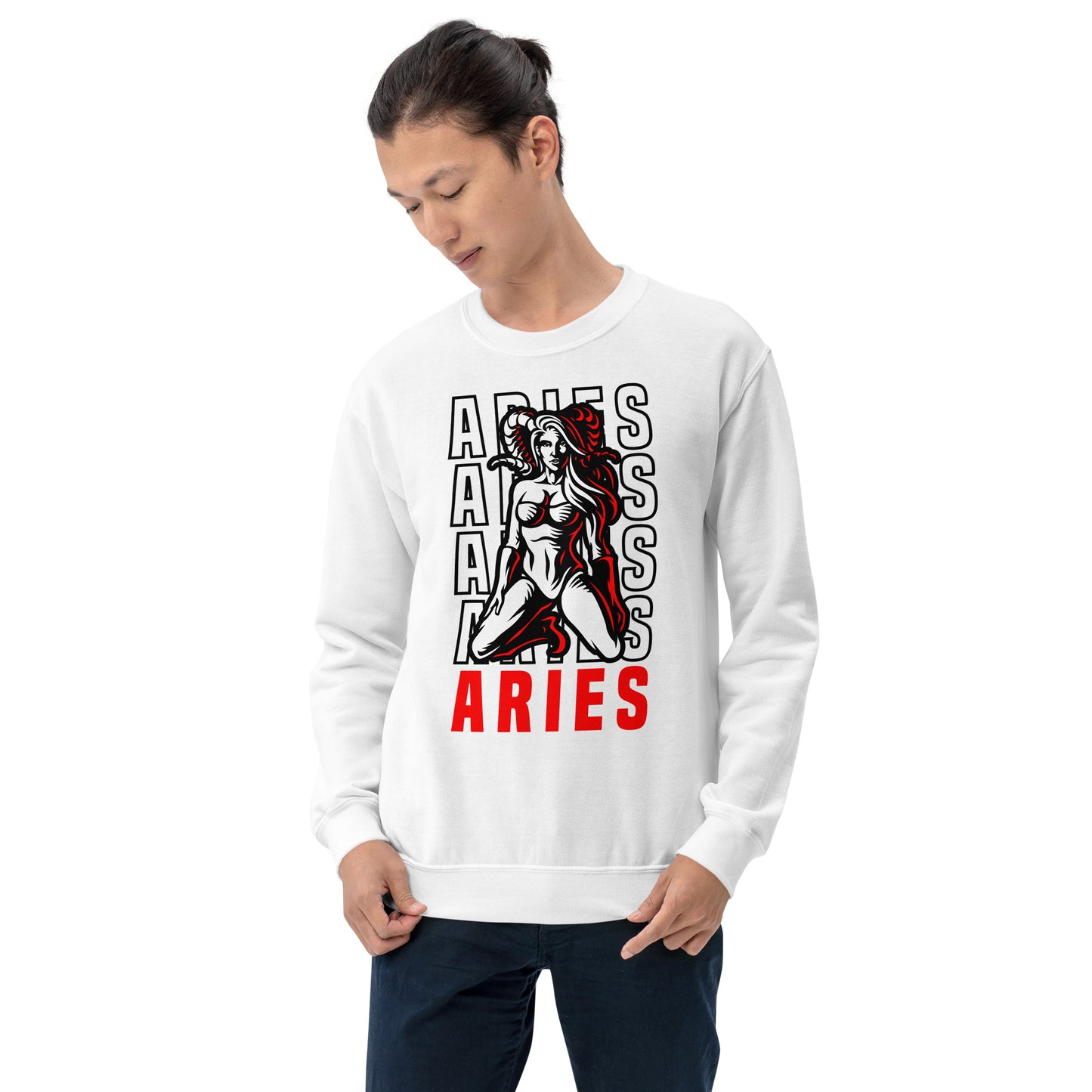 Widder Sternzeichen Unisex Sweatshirt
