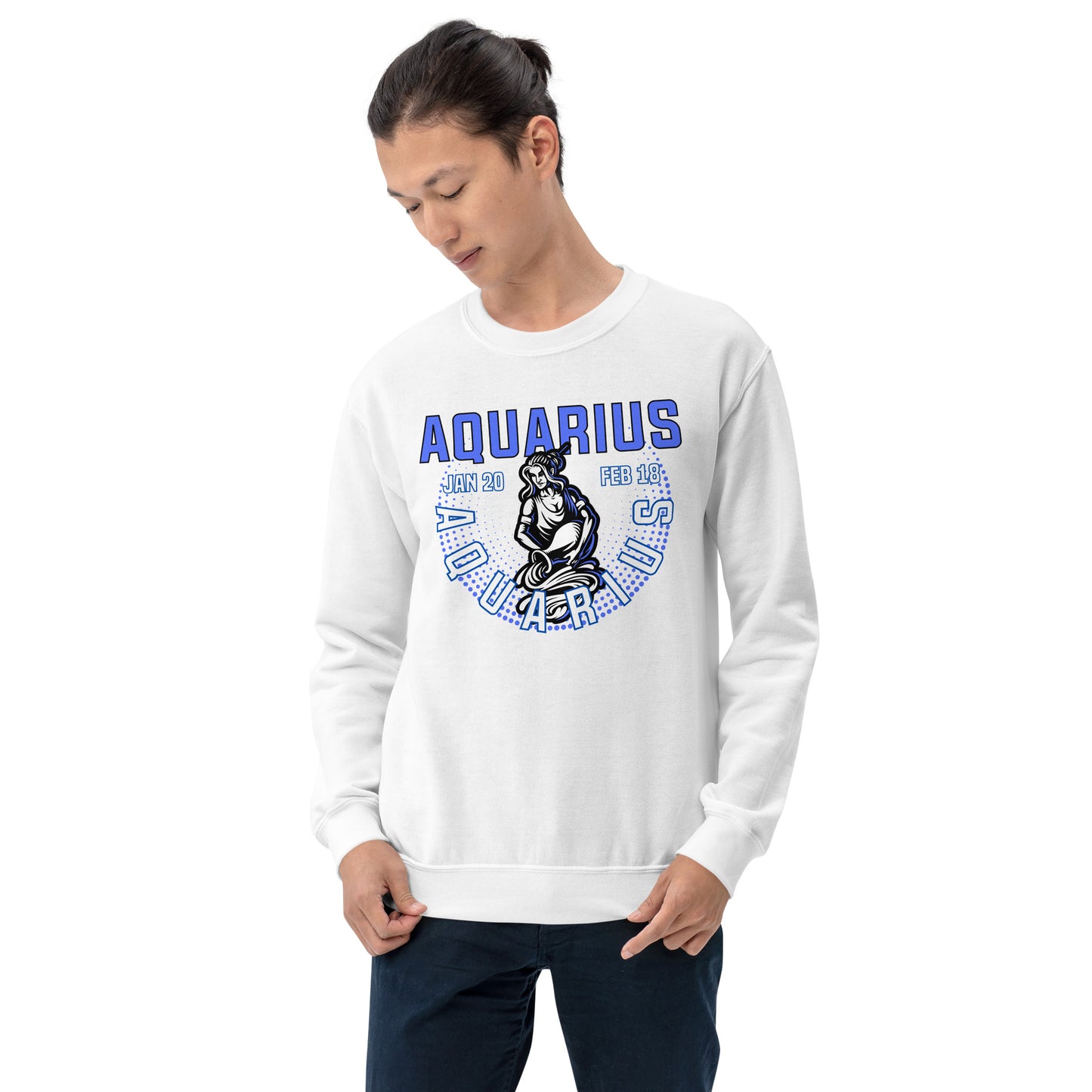 Wassermann Sternzeichen Unisex Sweatshirt