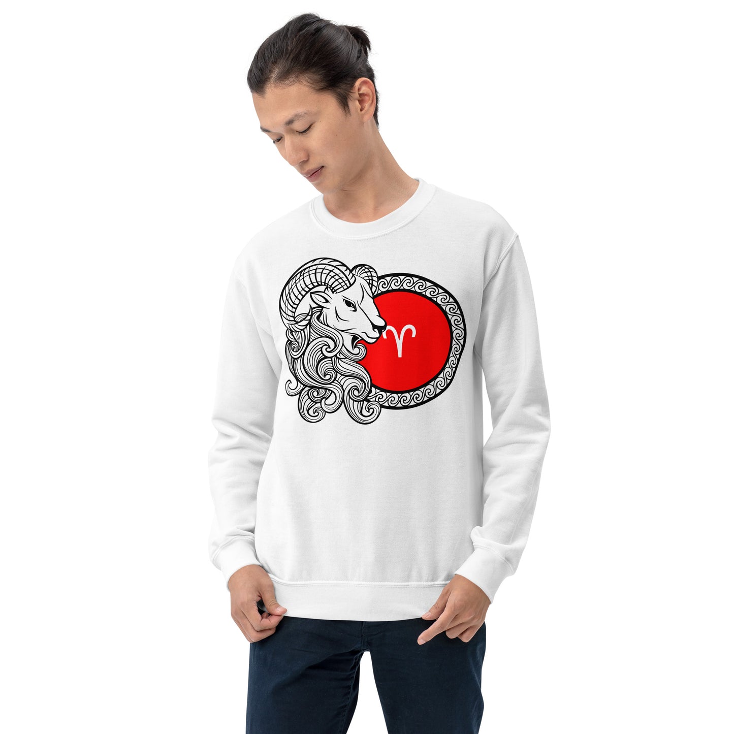 Widder Sternzeichen Unisex Sweatshirt