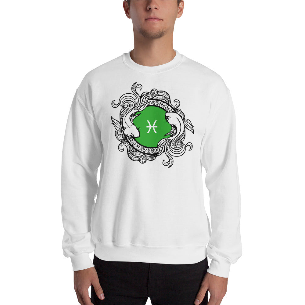 Fische Sternzeichen Unisex Sweatshirt
