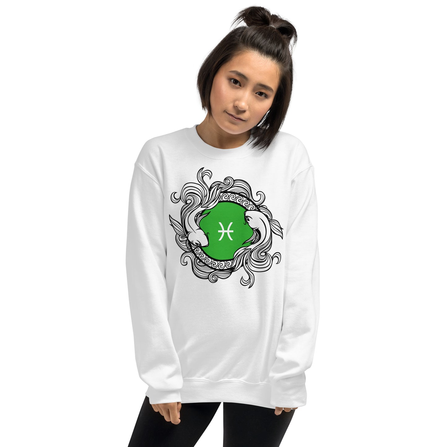 Fische Sternzeichen Unisex Sweatshirt