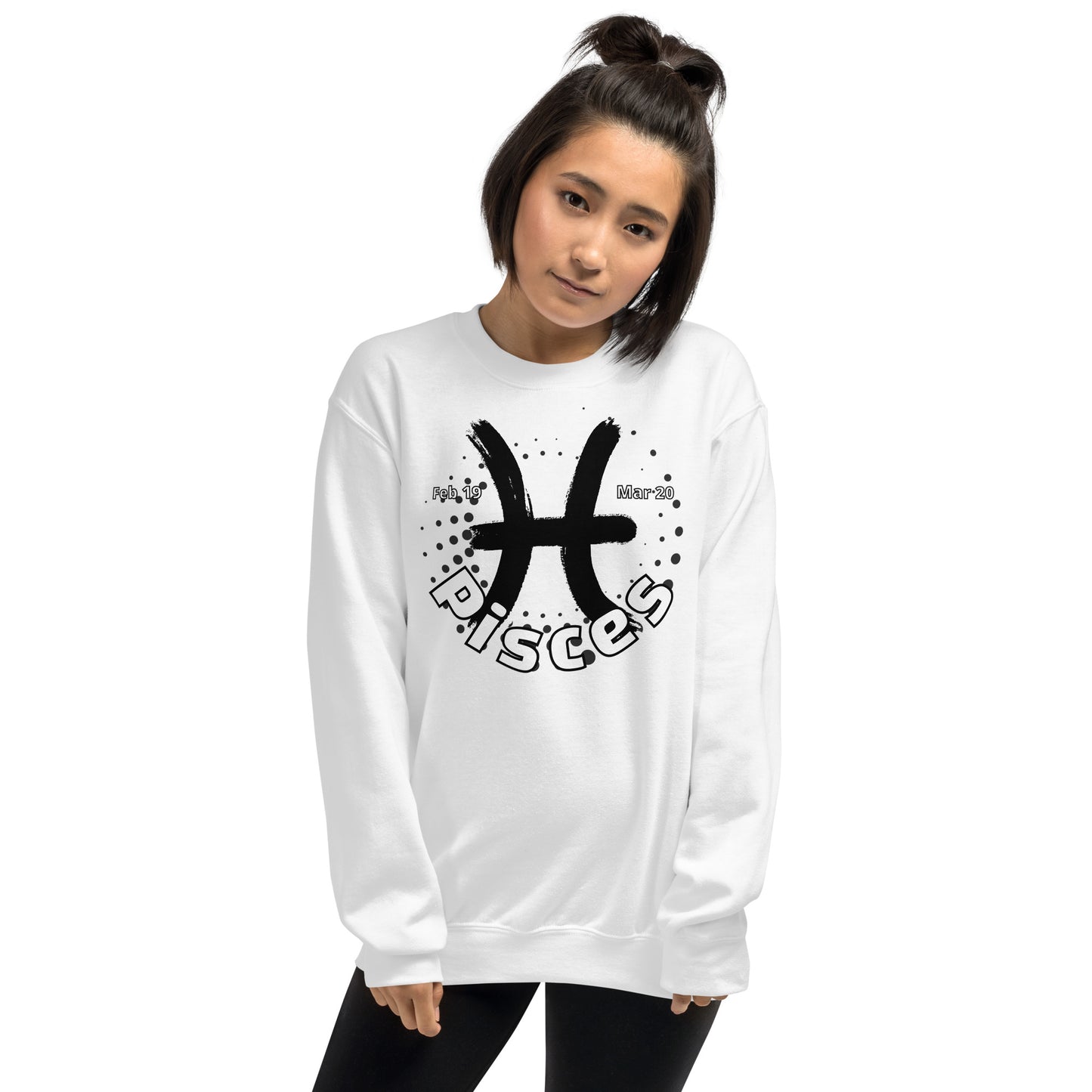 Fische Sternzeichen Unisex Sweatshirt