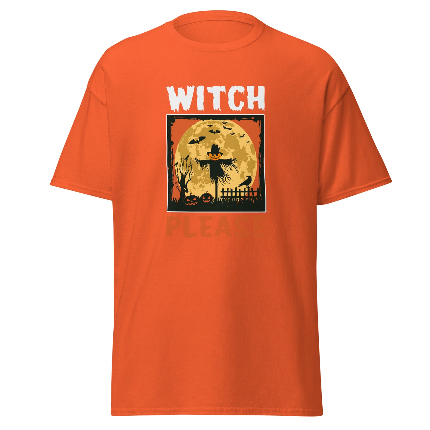 Witch Please, Halloween-Design, weiches T-Shirt aus schwerer Baumwolle