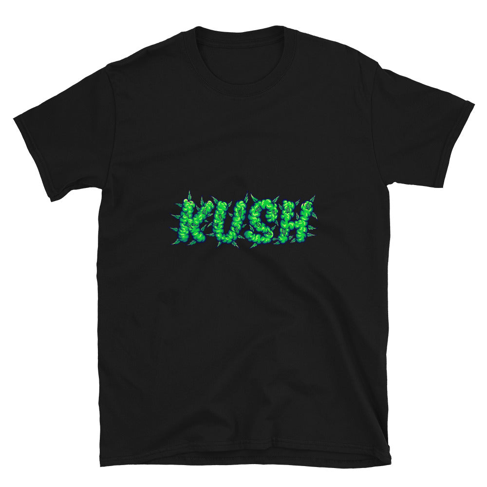 Wort-Schriftzug Kush Smoke Fit Unisex Softstyle T-Shirt