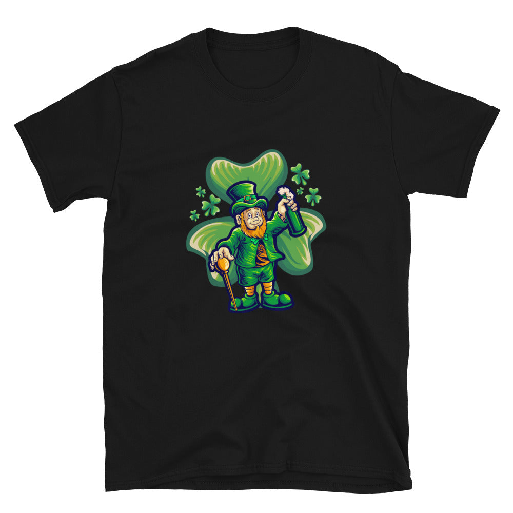 St. Patricks Day mit Kleeblatt Fit Unisex Softstyle T-Shirt