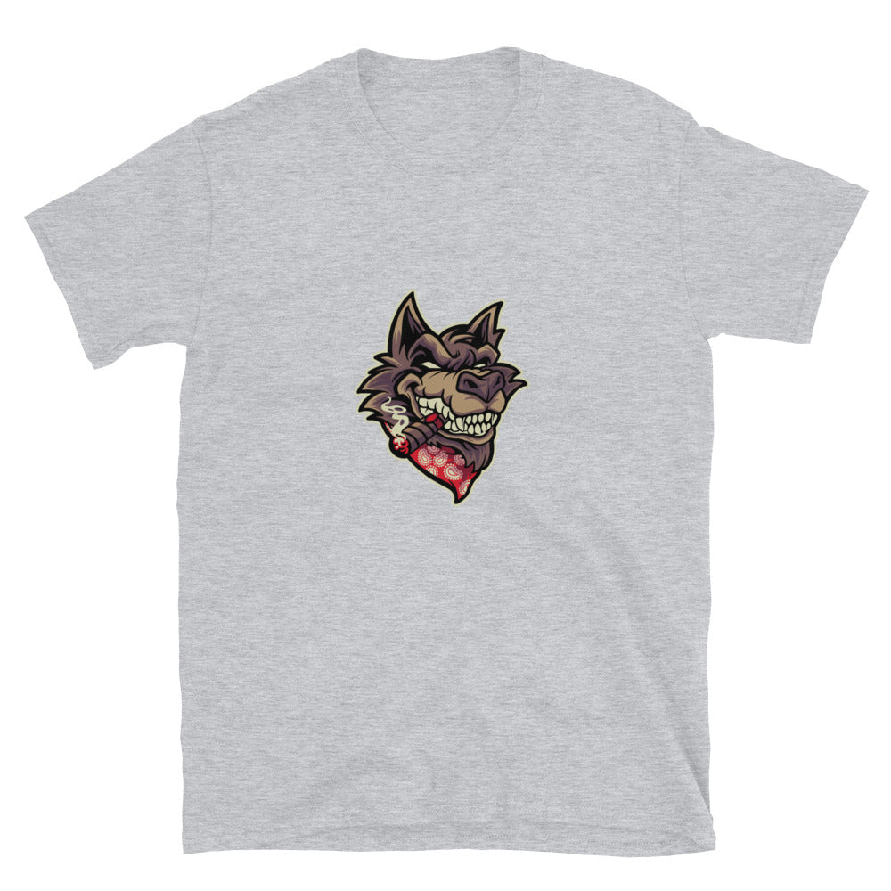 Wolfskopf &amp; Zigarre Fit Unisex Softstyle T-Shirt