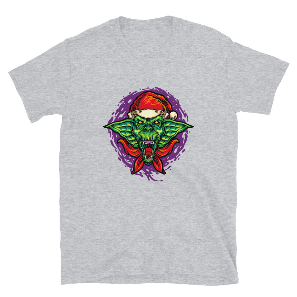 Gruseliges Kobold-Weihnachtsmütze-passendes Unisex-Softstyle-T-Shirt