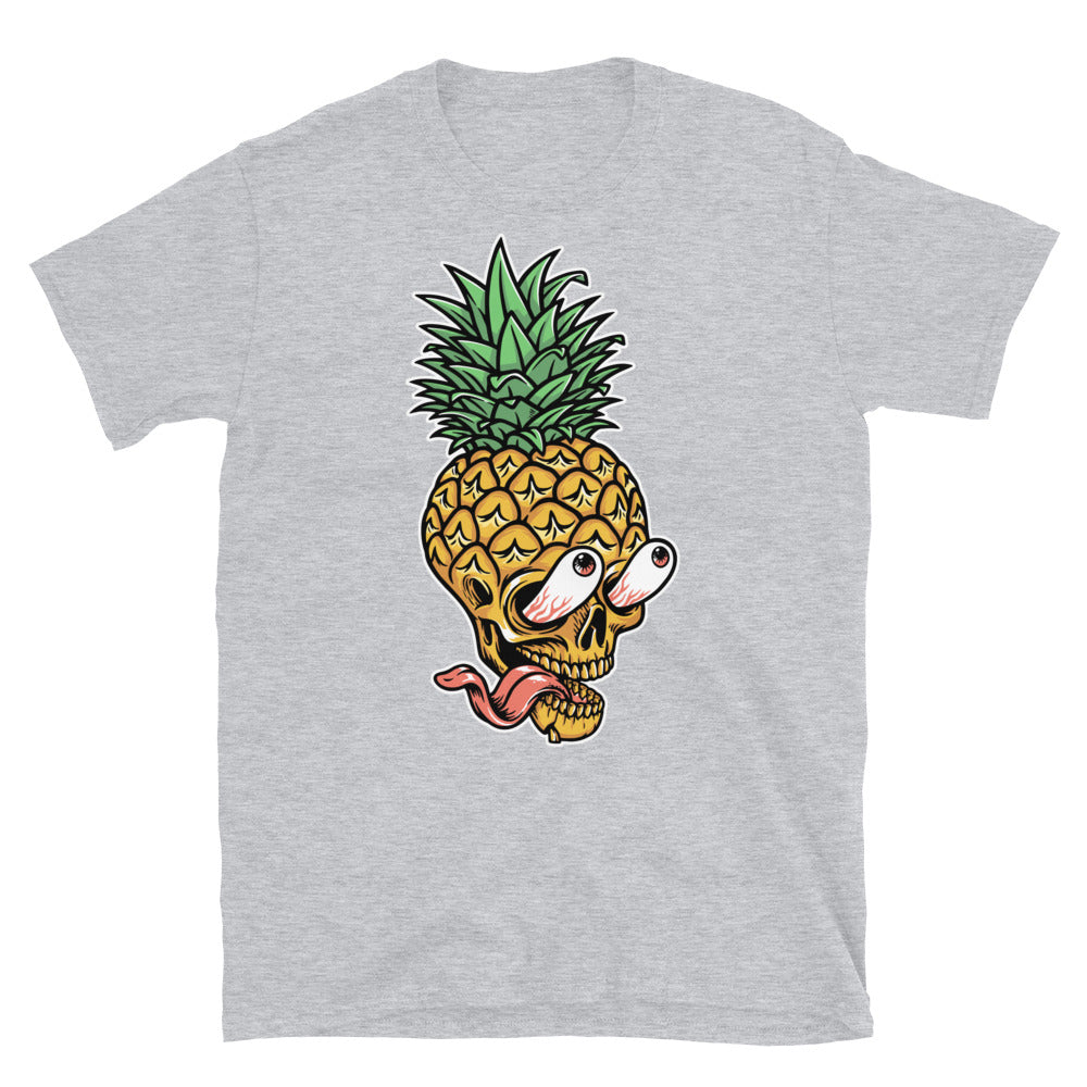 Ananas-Schädel-passendes Unisex-Softstyle-T-Shirt