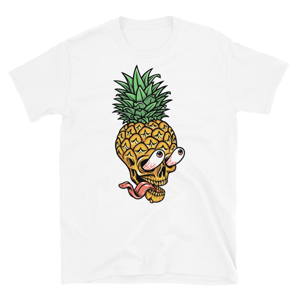 Ananas-Schädel-passendes Unisex-Softstyle-T-Shirt