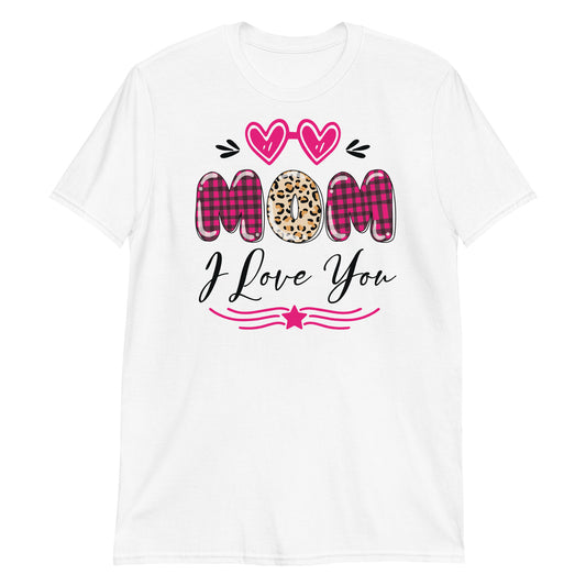 Mama, ich liebe dich, passgenaues Unisex-Softstyle-T-Shirt