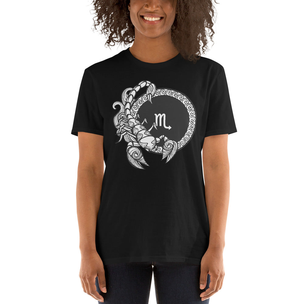 Skorpion Kurzarm-Unisex-T-Shirt