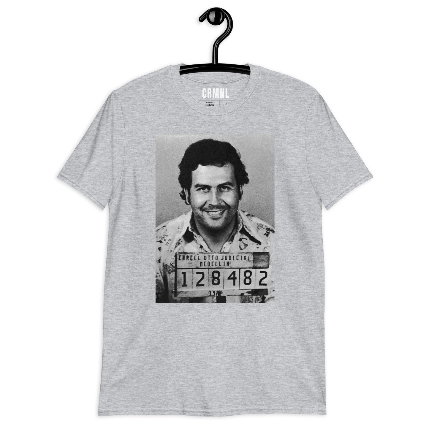 Pablo Escobar Classic Mug Shots Kurzarm-Unisex-T-Shirt