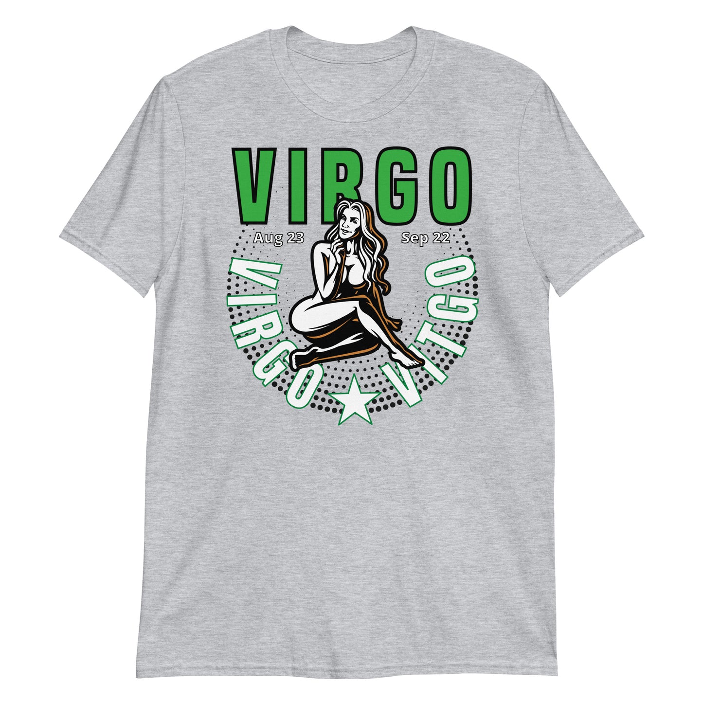 Kurzärmeliges Unisex-T-Shirt Jungfrau