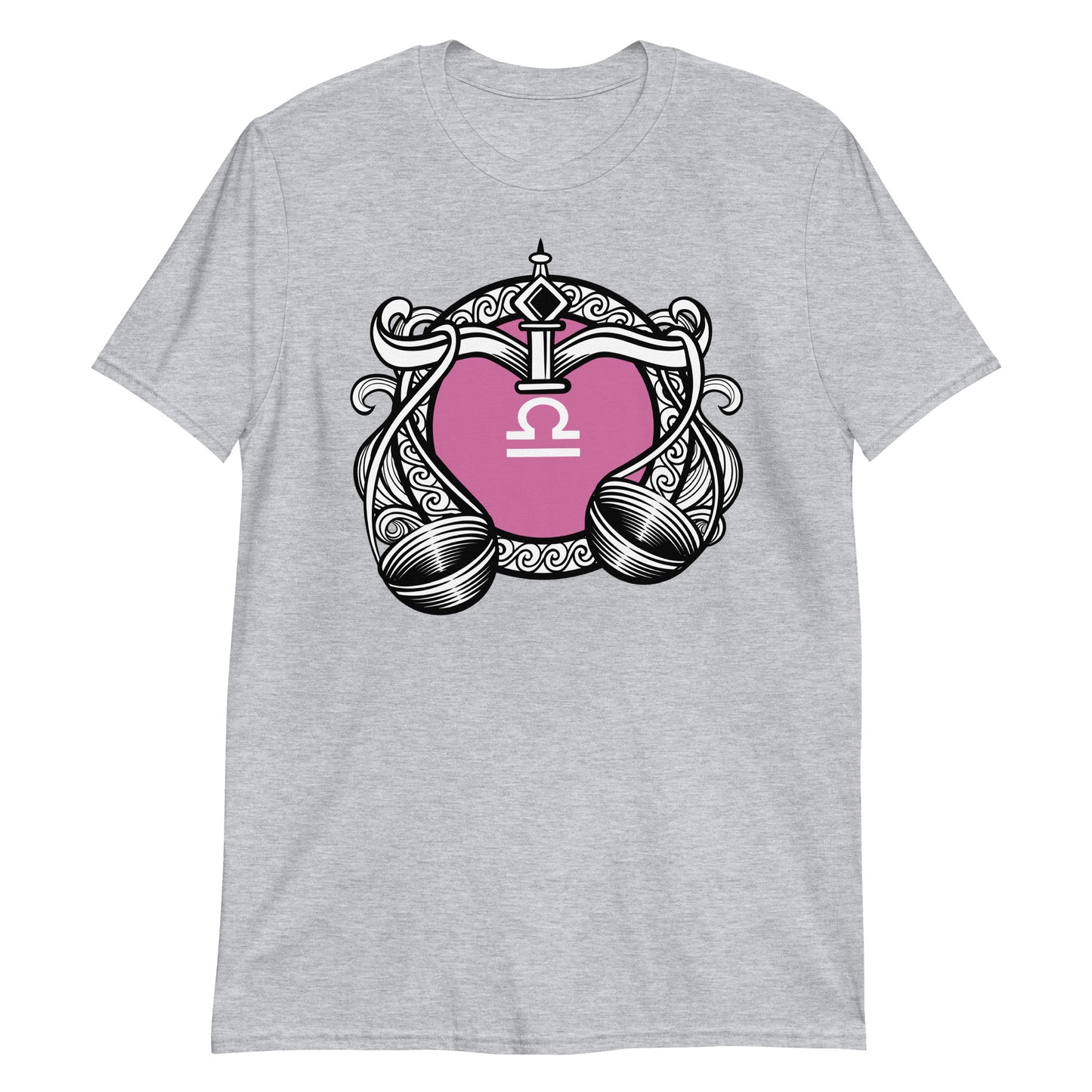 Waage Kurzärmeliges Unisex-T-Shirt