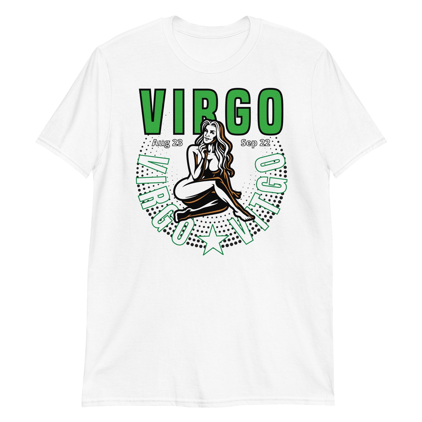 Kurzärmeliges Unisex-T-Shirt Jungfrau