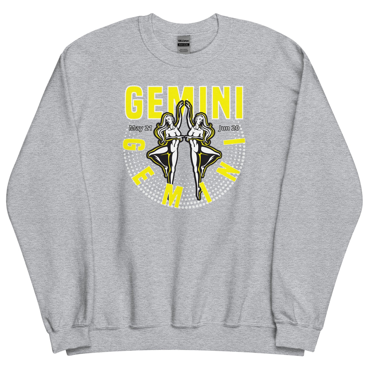 Zwillinge Sternzeichen Unisex Sweatshirt