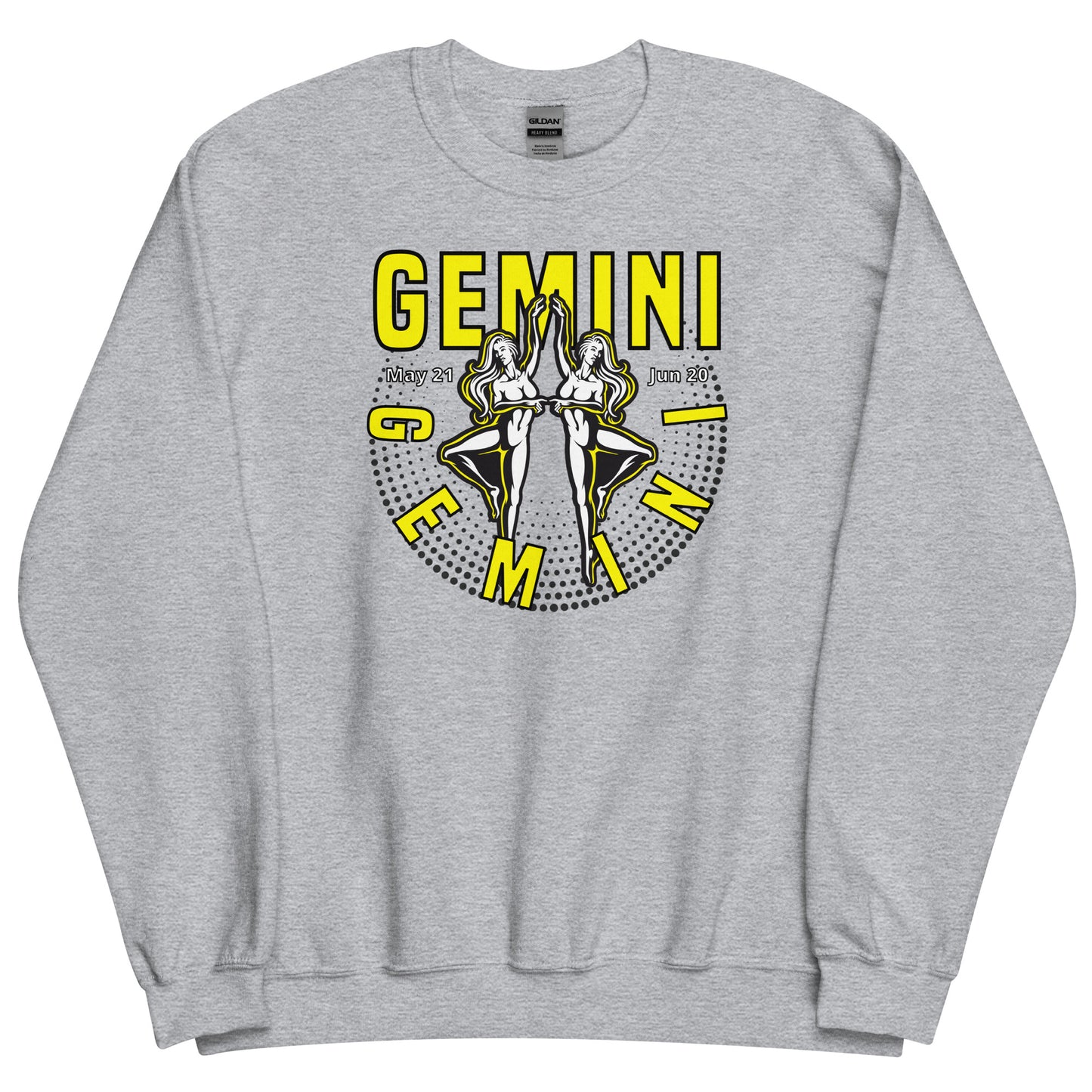 Zwillinge Sternzeichen Unisex Sweatshirt