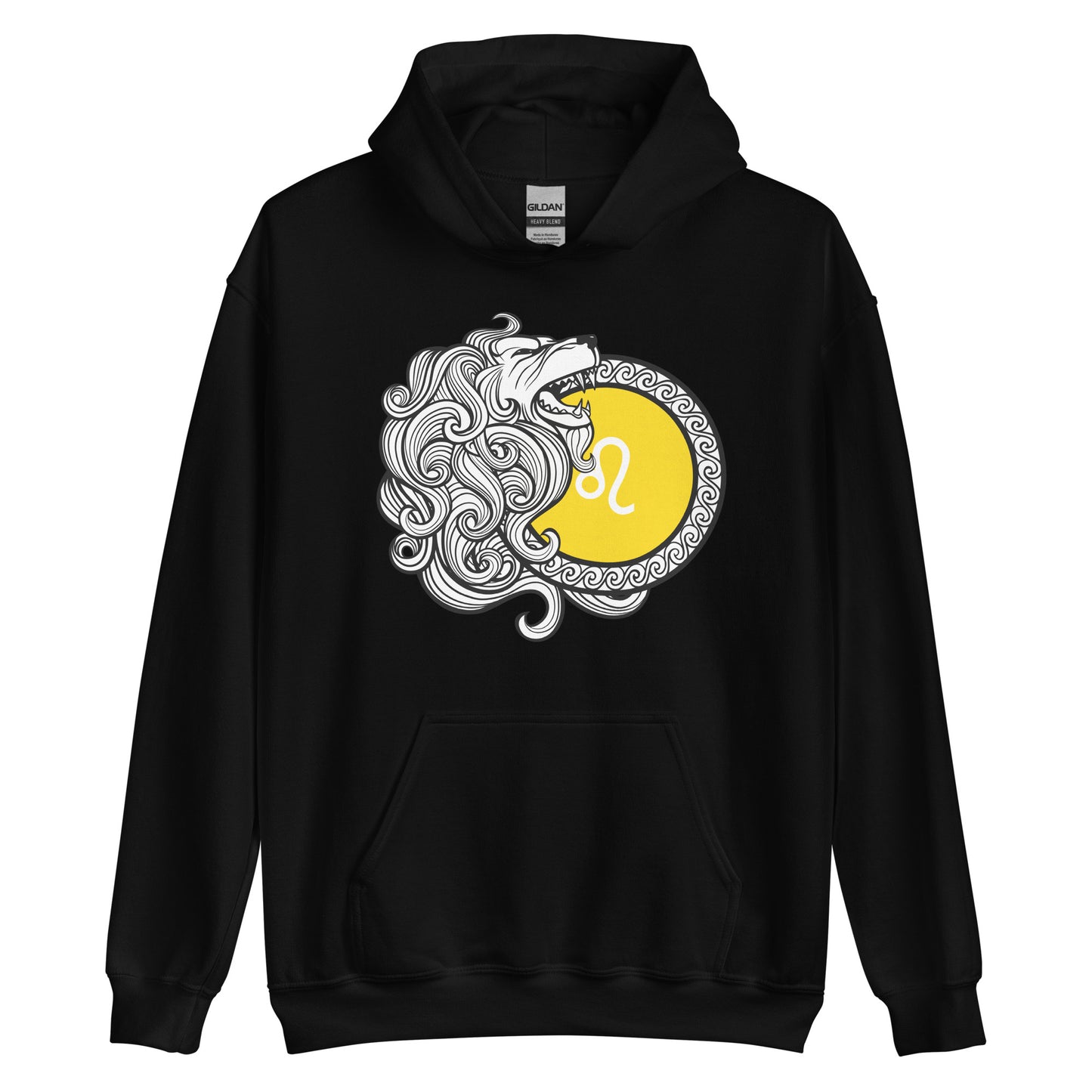 Löwe Sternzeichen Unisex Kapuzenpullover